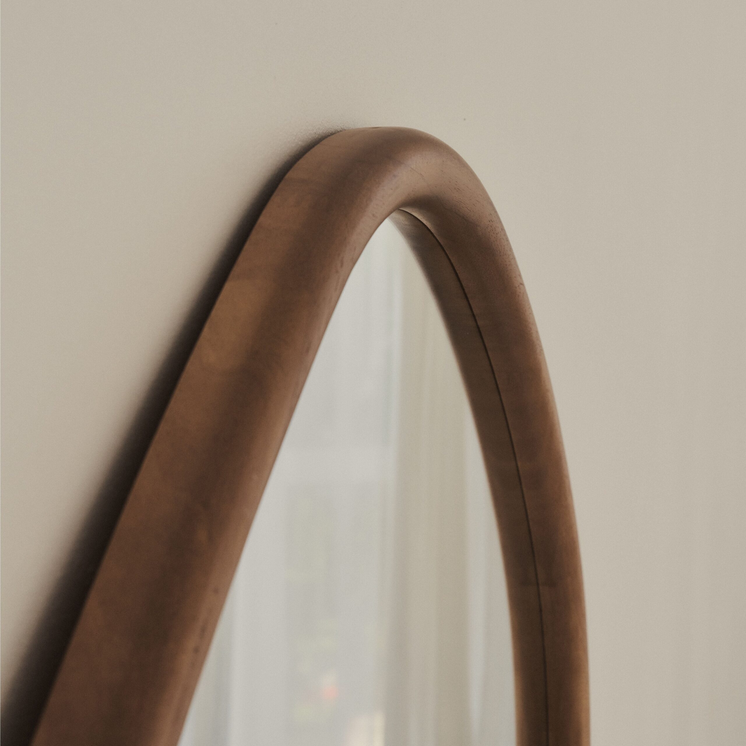 Aaliyah - Extra Large Full Length Warm Wood Irregular Mirror 180cm x 110cm - Image 3