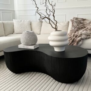 Leonardo - Minimal Onyx Shaped Coffee Table Large