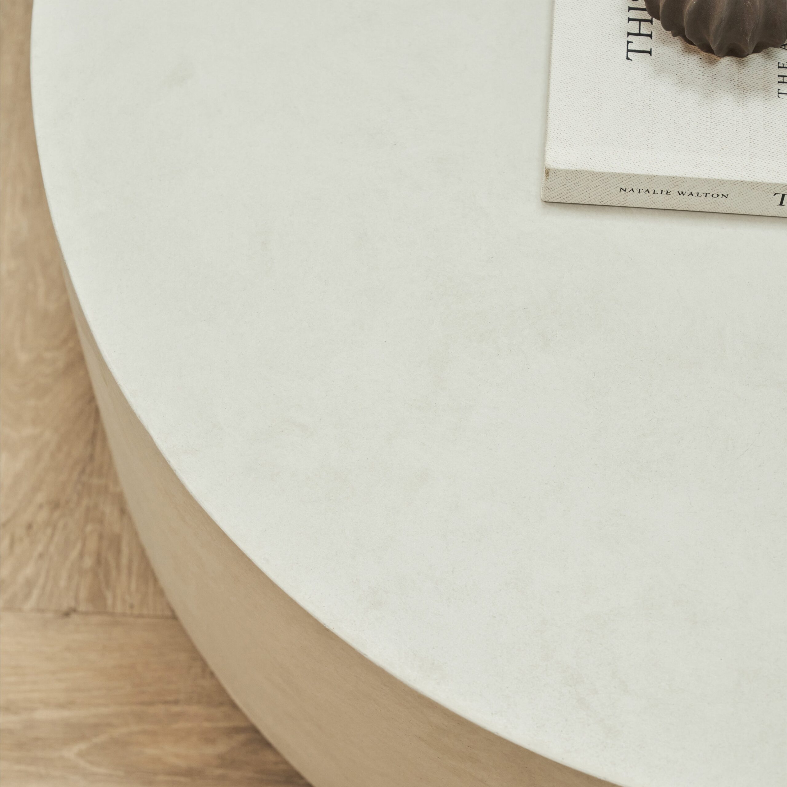 Angelo - Minimal Concrete Round Coffee Table Large - Image 13